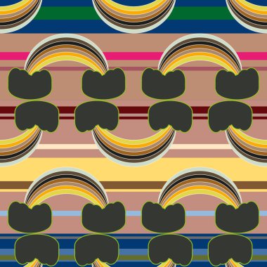Gökkuşağı seamless modeli. Gökkuşağı Dizayn Tekstil, iç tasarım, keten, vb için. Şirin soyut çocuklar arka plan.