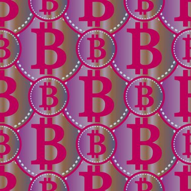 bitcoins parlak parlak pahalı sikkeleri ile Seamless modeli 