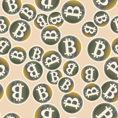 bitcoins parlak parlak pahalı sikkeleri ile Seamless modeli 