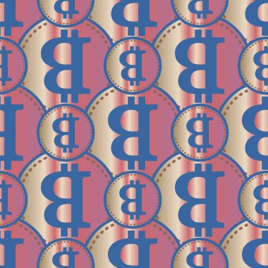 bitcoins parlak parlak pahalı sikkeleri ile Seamless modeli 