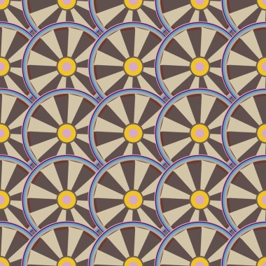 soyut geometrik renk desenli vektör çizimi