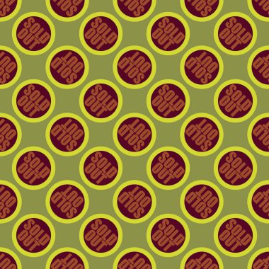 Satılan dışarı Dikişsiz desen metinle. Pop sanat tasarım ve renk doku ile yuvarlak başlık içinde alt yazı. Bir arka plan üzerinde etiket.