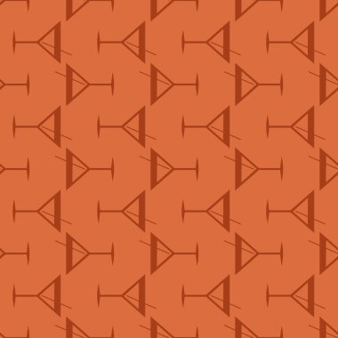 Tropik kokteyller renkli seamless modeli