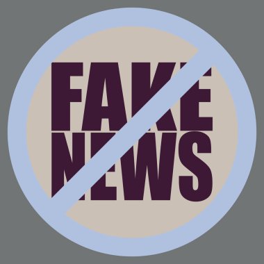 Logo sahte haberlerle kavramsal seamless modeli. İnsanlığın küresel sorunları.