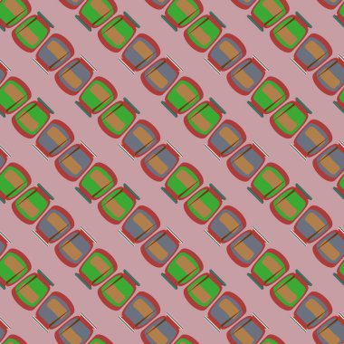 Kavanoz ile rustik ev konserve yeni dikişsiz desen arka planı için.