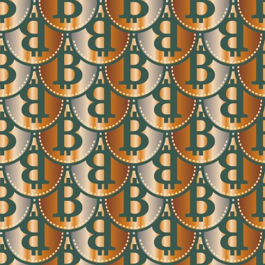 bitcoins parlak parlak pahalı sikkeleri ile Seamless modeli 