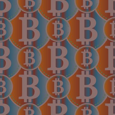 bitcoins parlak parlak pahalı sikkeleri ile Seamless modeli 