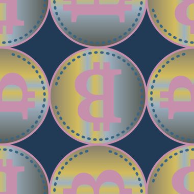 bitcoins parlak parlak pahalı sikkeleri ile Seamless modeli 