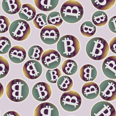 bitcoins parlak parlak pahalı sikkeleri ile Seamless modeli 