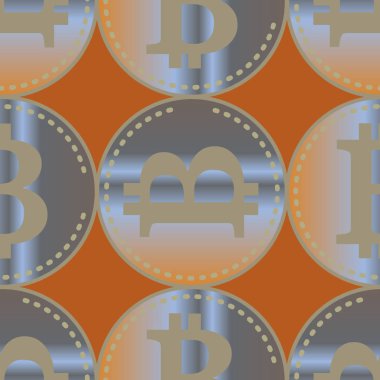 bitcoins parlak parlak pahalı sikkeleri ile Seamless modeli 