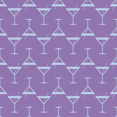 Tropik kokteyller renkli seamless modeli