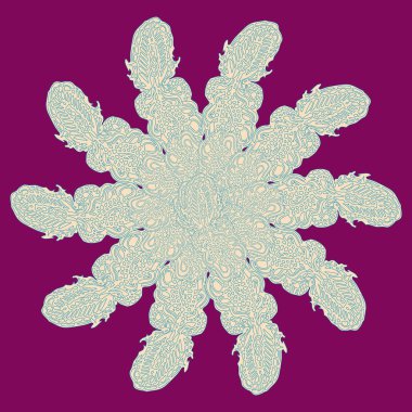 Stil zentangle yeni simetrik mandala doodle ile sanat esin kaynağı oldu. Duvar kağıdı, desen dolgularını, web sayfaları, yüzey dokuları için dekoratif nesne-ebilmek var olmak kullanılmış.