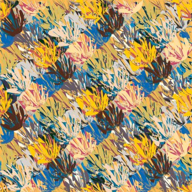 Soyut geometrik renkli seamless modeli, arka plan