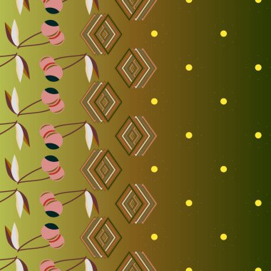 kiraz seamless modeli. Tekstil Ambalaj ve duvar kağıtları için iyi.