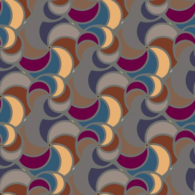 soyut geometrik renk desenli vektör çizimi