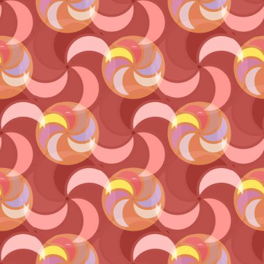 soyut geometrik renk desenli vektör çizimi