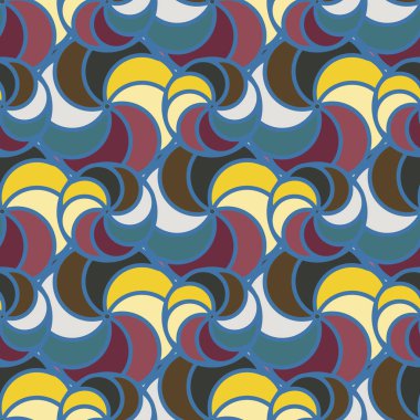 soyut geometrik renk desenli vektör çizimi