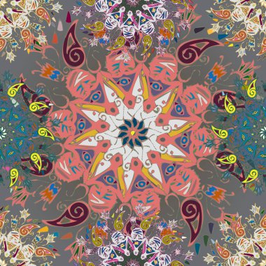 Arkaplan için soyut geometrik renkli desen. vektör illüstrasyonu 