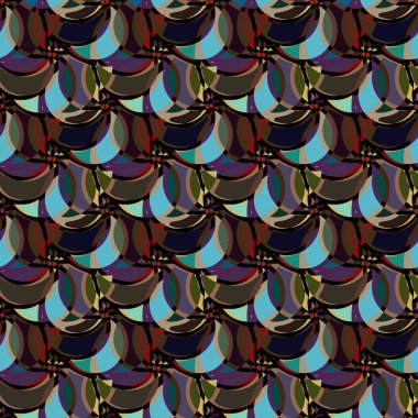 soyut geometrik renk desenli vektör çizimi