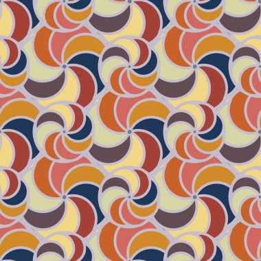 soyut geometrik renk desenli vektör çizimi