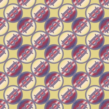 bitcoins parlak parlak pahalı sikkeleri ile Seamless modeli 