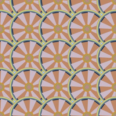 soyut geometrik renk desenli vektör çizimi