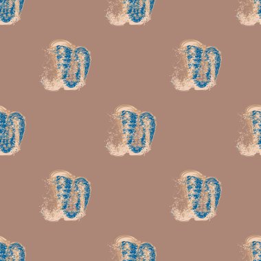 Bulutlar Dikişsiz desen şeklinde suluboya soyut leke.