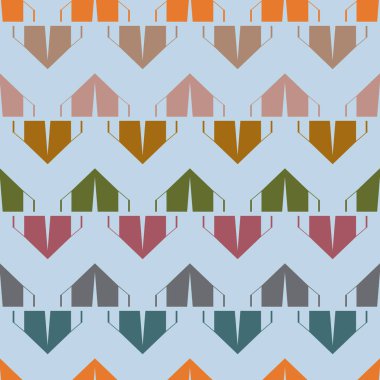 çizgi film kamp çadırları ile renk seamless modeli