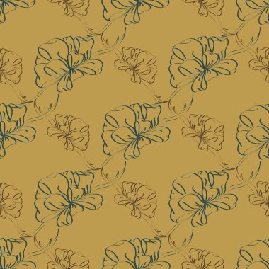 Çok renkli yay ve kurdeleler parlak seamless modeli.