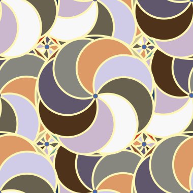 soyut geometrik renk desenli vektör çizimi