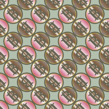 bitcoins parlak parlak pahalı sikkeleri ile Seamless modeli 