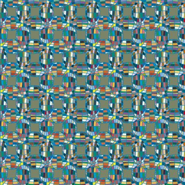 Renk seamless modeli ile işbirliği dünya küre.