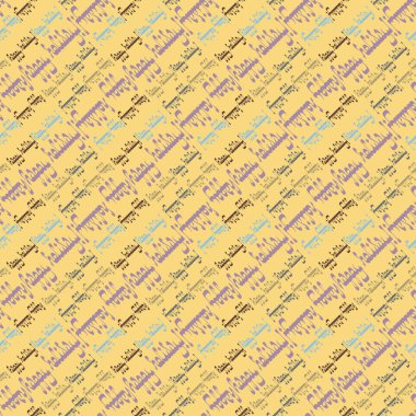 Arapça metin mutlu tatil çok renkli seamless modeli.