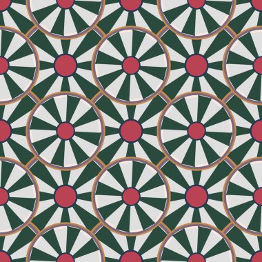 soyut geometrik renk desenli vektör çizimi