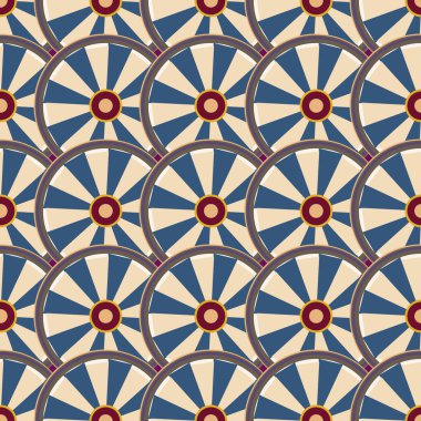 soyut geometrik renk desenli vektör çizimi