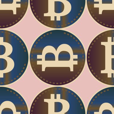 bitcoins parlak parlak pahalı sikkeleri ile Seamless modeli 