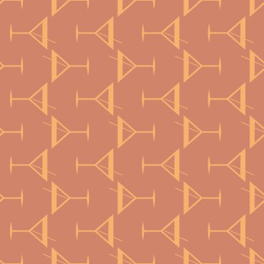 Tropik kokteyller renkli seamless modeli