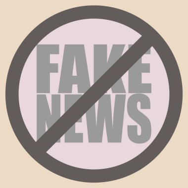 Logo sahte haberlerle kavramsal seamless modeli. İnsanlığın küresel sorunları.