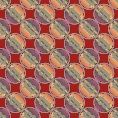 bitcoins parlak parlak pahalı sikkeleri ile Seamless modeli 