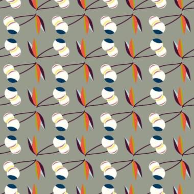 kiraz seamless modeli. Tekstil Ambalaj ve duvar kağıtları için iyi.