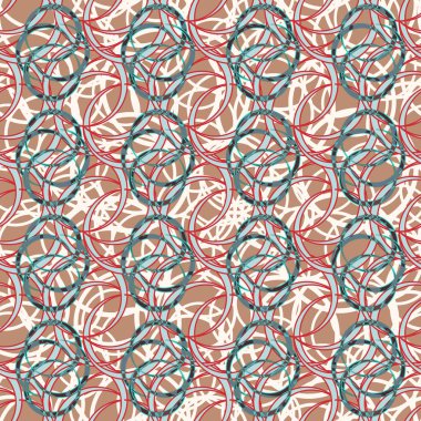 Soyut geometrik renkli seamless modeli, arka plan