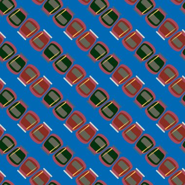 Kavanoz ile rustik ev konserve yeni dikişsiz desen arka planı için.