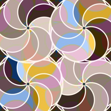 soyut geometrik renk desenli vektör çizimi