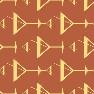 Tropik kokteyller renkli seamless modeli