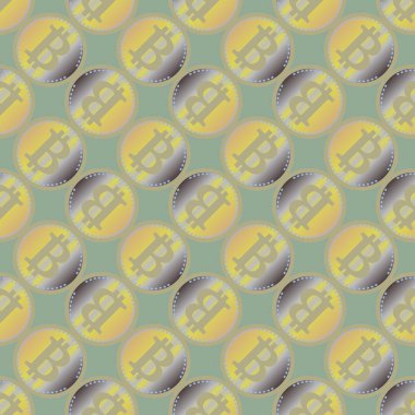 bitcoins parlak parlak pahalı sikkeleri ile Seamless modeli 