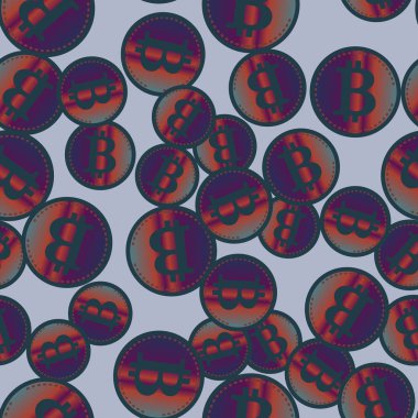 bitcoins parlak parlak pahalı sikkeleri ile Seamless modeli 
