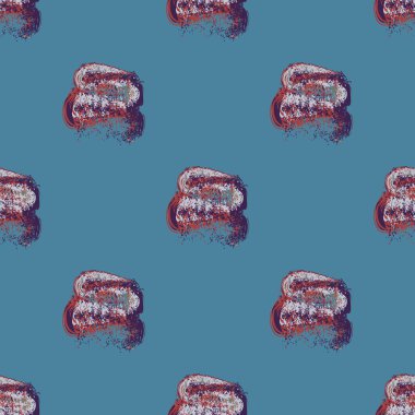 Bulutlar Dikişsiz desen şeklinde suluboya soyut leke.