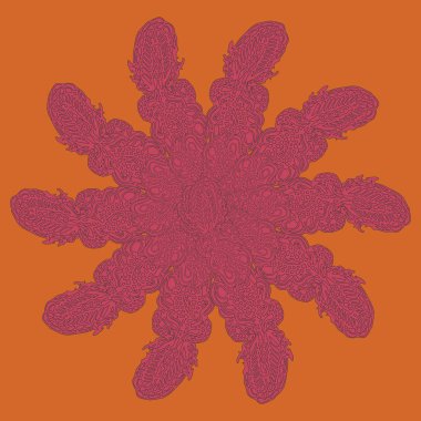 Stil zentangle yeni simetrik mandala doodle ile sanat esin kaynağı oldu. Duvar kağıdı, desen dolgularını, web sayfaları, yüzey dokuları için dekoratif nesne-ebilmek var olmak kullanılmış.