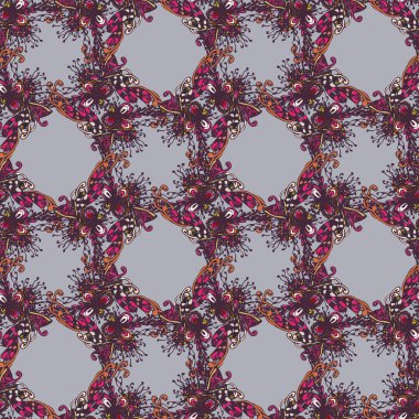 Soyut seamless modeli el yapımı doodle ile yeni tasarım çalışmaları için