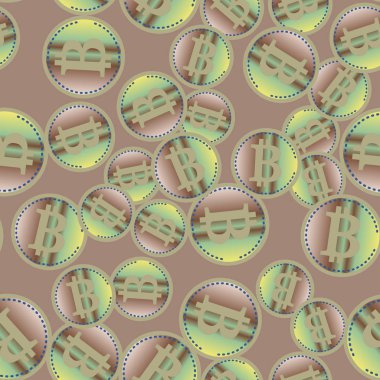 bitcoins parlak parlak pahalı sikkeleri ile Seamless modeli 